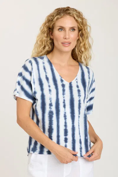 Xcvi Penley Top In Blue