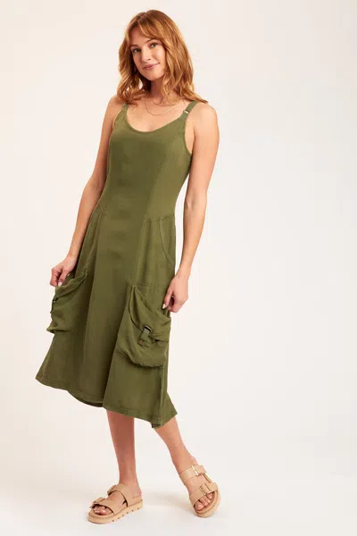 Xcvi Pepper Tank Dress In Green