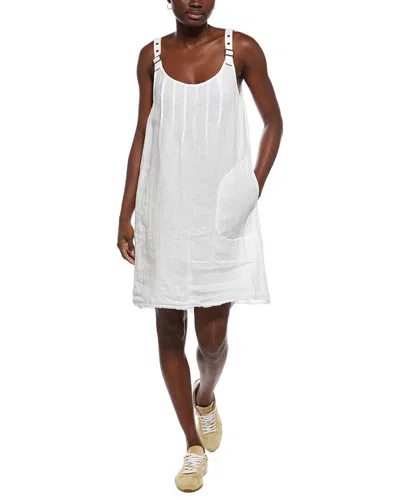 Xcvi Pilar Linen Tank Dress In Animal Print