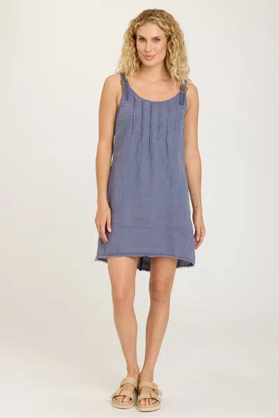 Xcvi Pilar Tank Dress In Blue
