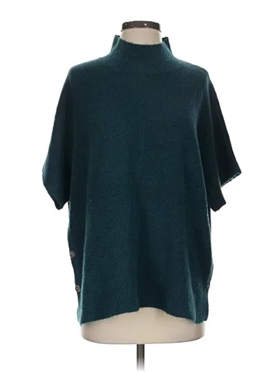 Pre-owned Xcvi Poncho In Teal