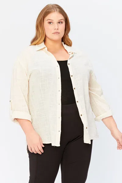 Xcvi Porter Blouse In Beige