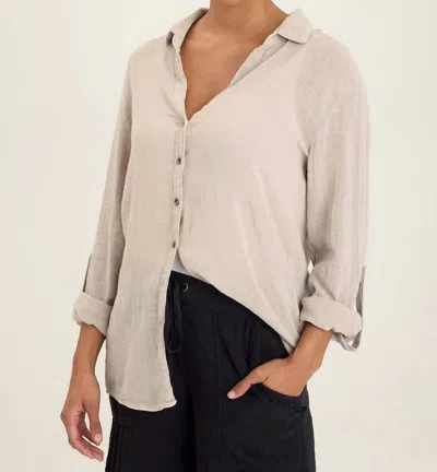 Xcvi Porter Blouse In Ripple Pigment In Neutral