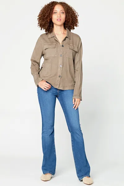 Xcvi Prairie Trucker Jacket In Brown