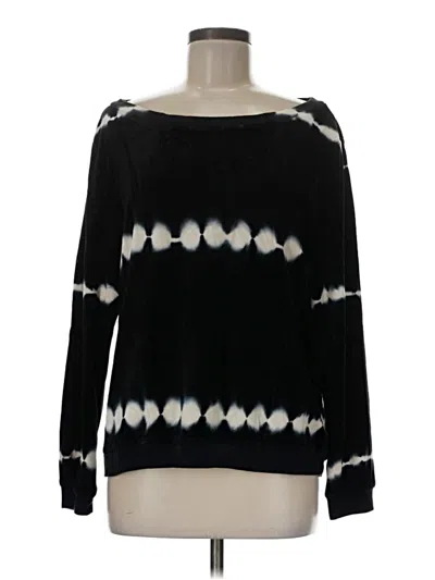 Pre-owned Xcvi Pullover Sweater In Black