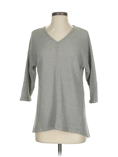 Pre-owned Xcvi Pullover Sweater In Gray