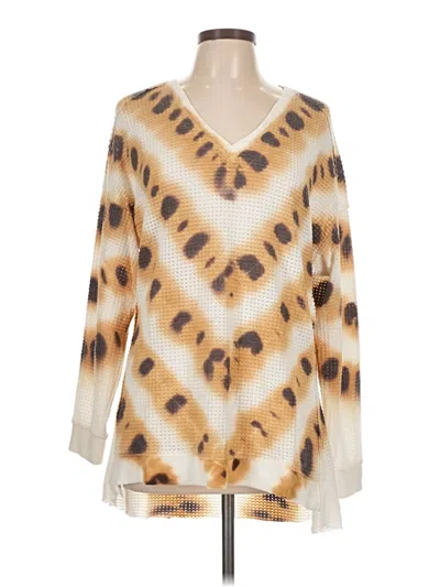 Pre-owned Xcvi Pullover Sweater In White