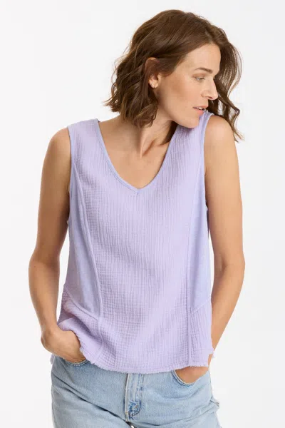 Xcvi Quennel Tank In Purple
