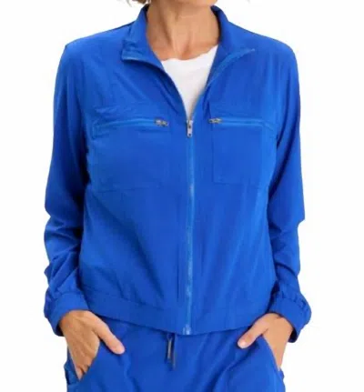 Xcvi Quinn Active Bomber In Cobalt