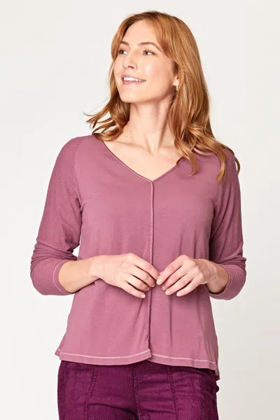 Xcvi Rainier V-neck In Pink