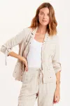 Xcvi Raphael Blazer In Beige
