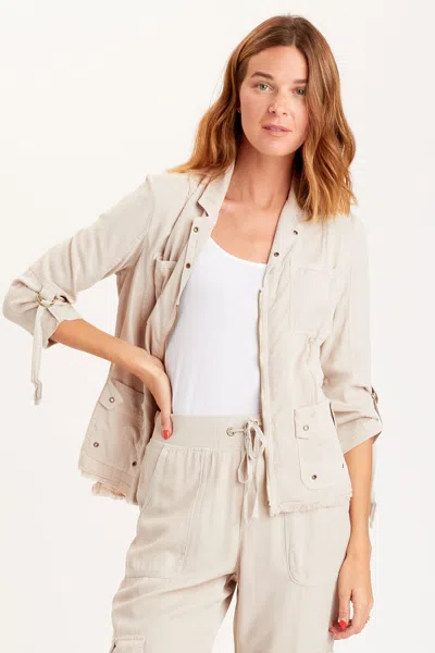 Xcvi Raphael Blazer In Beige