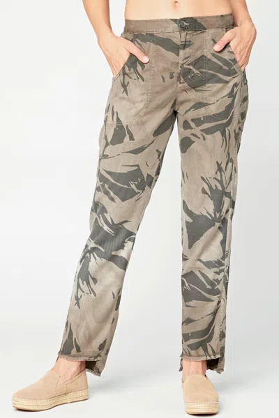 Xcvi Raw Edge Pant In Brown
