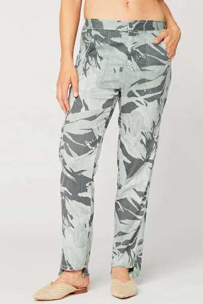 Xcvi Raw Edge Pant In Green