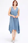 Xcvi Reagan Dress In Blue