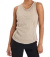 Xcvi Rexel Tank In Ripple Pigment In Neutral