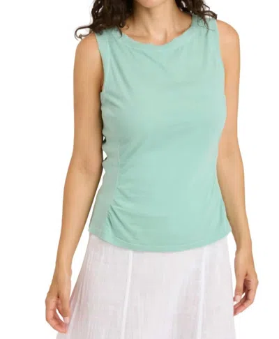 Xcvi Rexel Tank Top In Aquifer In Green