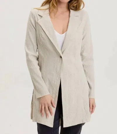 Xcvi Rhodora Long Blazer In Klondike Pigment In Multi