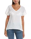 Xcvi Rian Linen Top In White