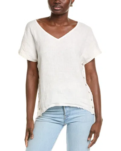 Xcvi Rian Linen Top In Multi