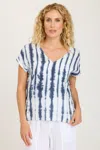 Xcvi Rian Top In Blue