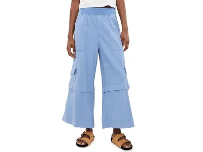 Xcvi Rosalina Crop Women's Clothing Shasta Lake: Xl (women's 16) One Size In Blue
