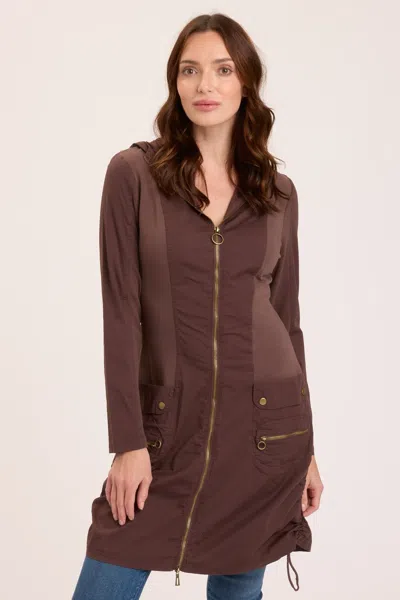 Xcvi Rufino Jacket Dress In Brown