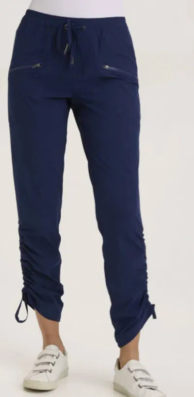 Xcvi Runyon Easy-fit Cut Pant In Navy In Blue