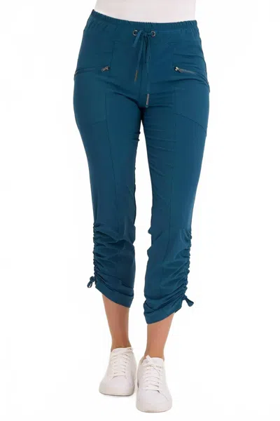 Xcvi Runyon Easy-fit Pant In Caspian In Blue
