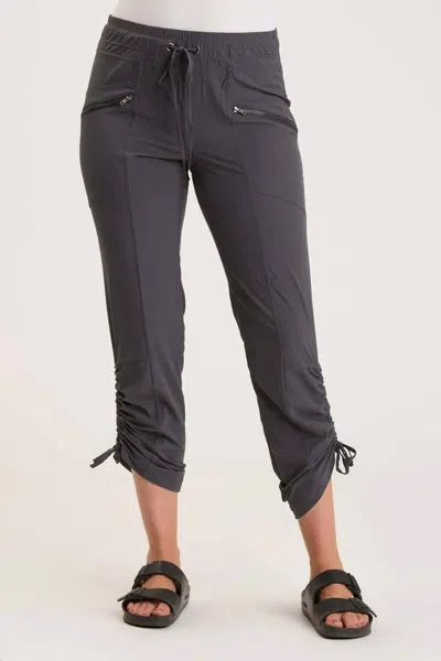 Xcvi Runyon Easy-fit Pant In Charcoal In Grey