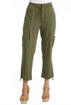 Xcvi Ryle Crop Pant In Cypress Pigment In Animal Print