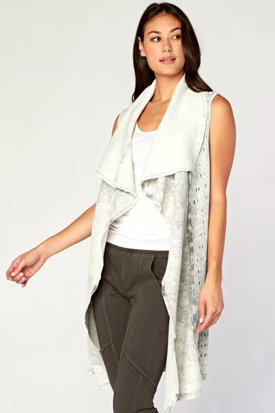 Xcvi Sail Away Vest In Grey