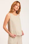 Xcvi Sasja Tank In Beige