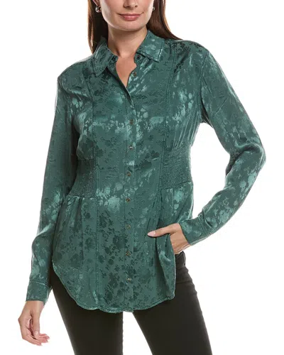 Xcvi Senneca Blouse In Green