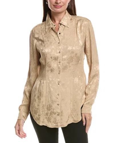 Xcvi Senneca Blouse In Brown