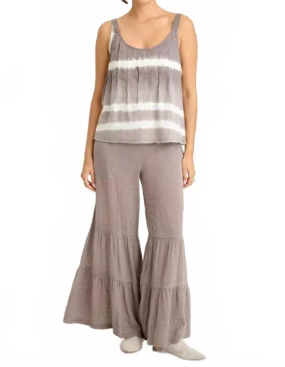 Xcvi Shawnie Scoop Neck Tank Top In Tie Dye In Multi