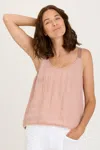 Xcvi Shawnie Tank In Pink