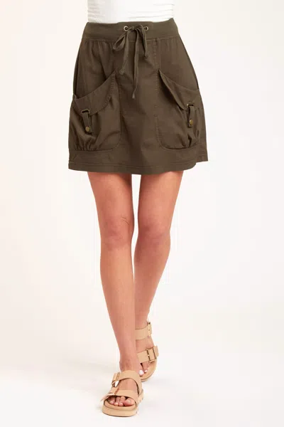 Xcvi Shirley Mini Skirt In Green