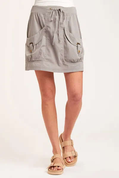 Xcvi Shirley Mini Skirt In Grey