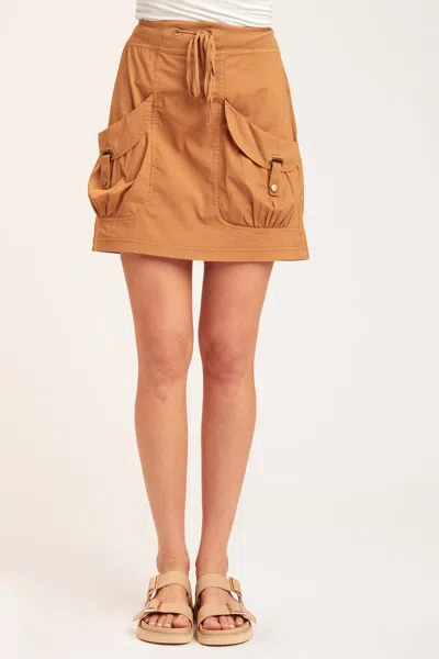 Xcvi Shirley Mini Skirt In Orange