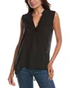 Xcvi Sleeveless Blouse In Black