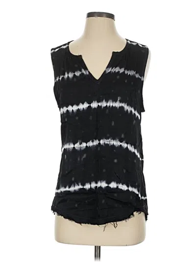 Pre-owned Xcvi Sleeveless Blouse In Black