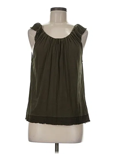 Pre-owned Xcvi Sleeveless Blouse In Green