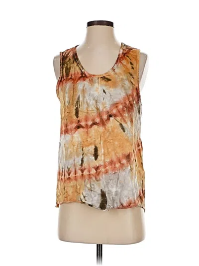 Pre-owned Xcvi Sleeveless Blouse In Orange