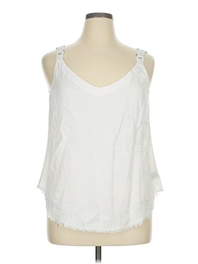 Pre-owned Xcvi Sleeveless Blouse In White