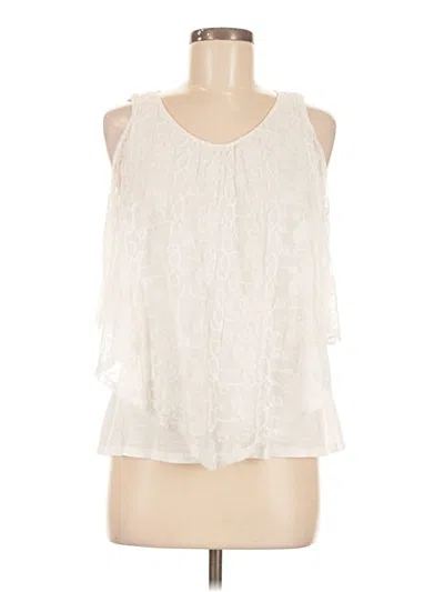 Pre-owned Xcvi Sleeveless Blouse In White