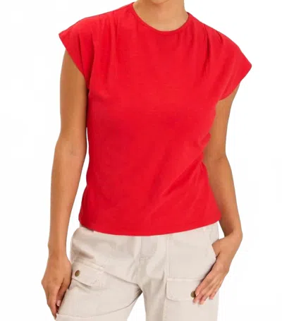 Xcvi Slub Arwen Top In Charanga In Brown