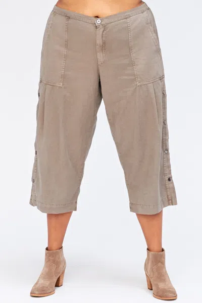 Xcvi Snap Detail Trouser+ In Brown