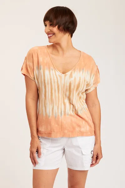 Xcvi Springfield V-neck In Orange
