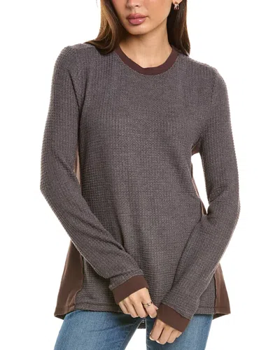 Xcvi Strickland Pullover In Grey